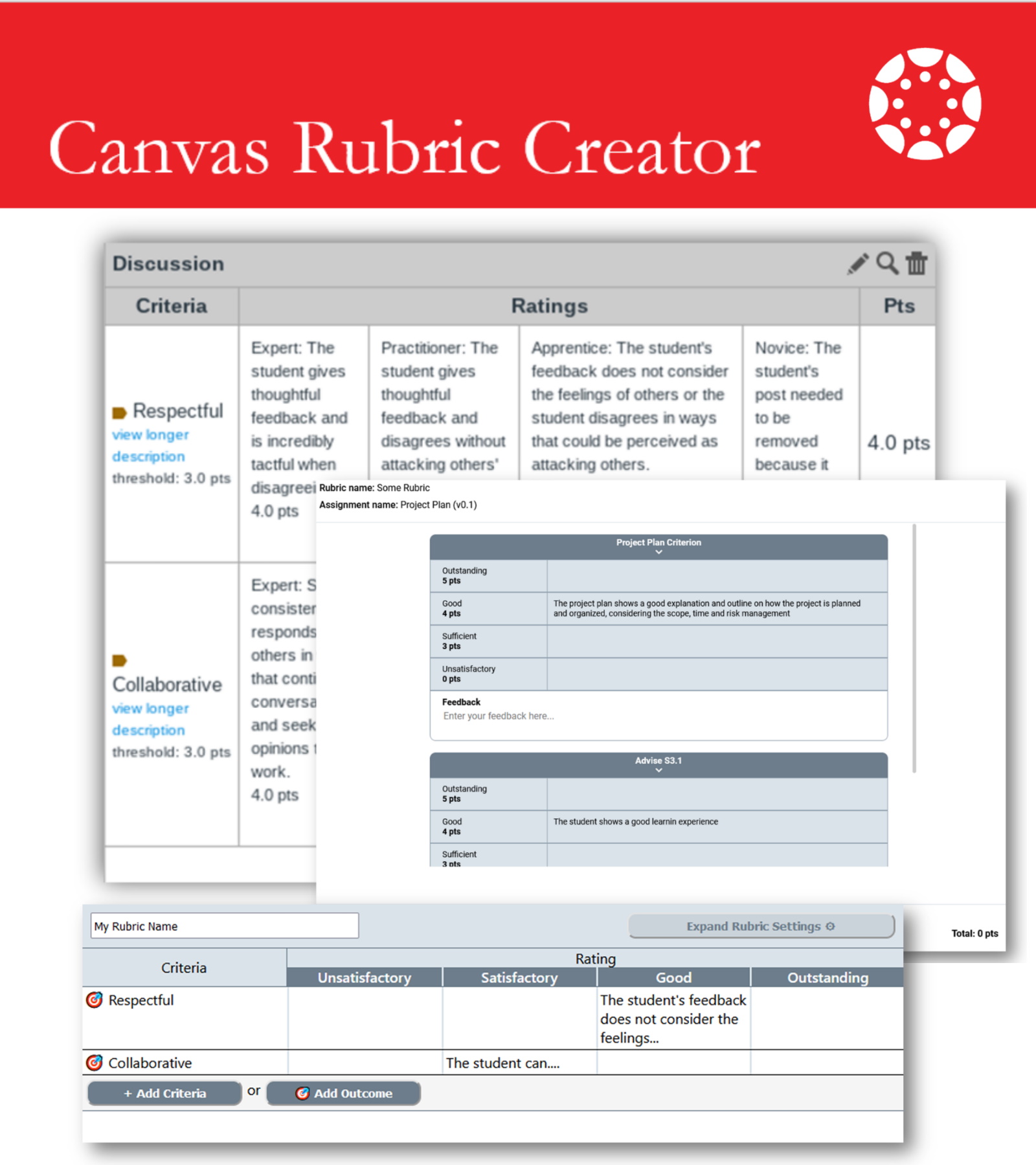Fontys InnovationLab Canvas Rubric Creator